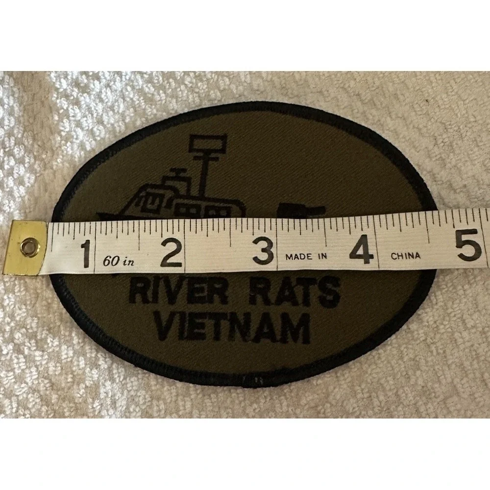 USN Navy RIVER RATS Vietnam 3.5" Patch - Picture 3 of 4